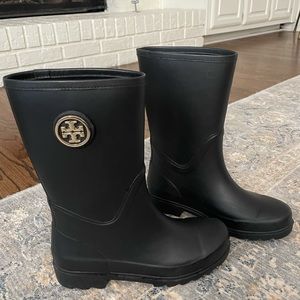Tory Burch Rain Boots - Black